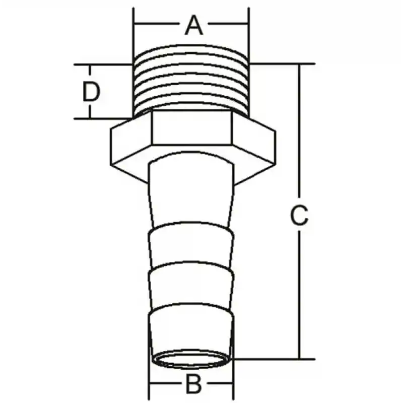 Hortum rakoru 1/2 x 15mm