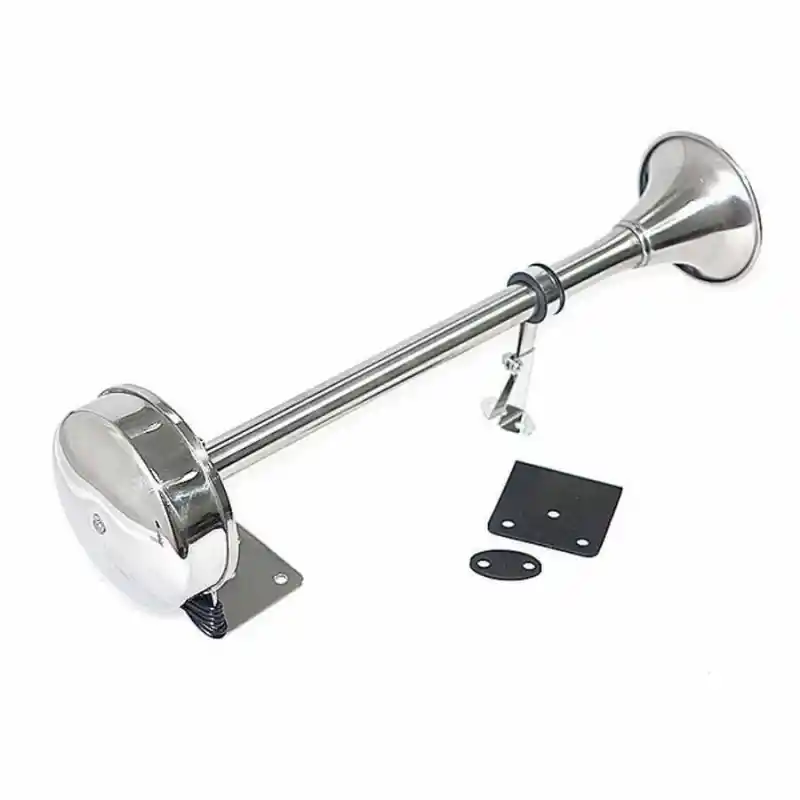 Krom Trompet Korna Tekli 12V 45 cm