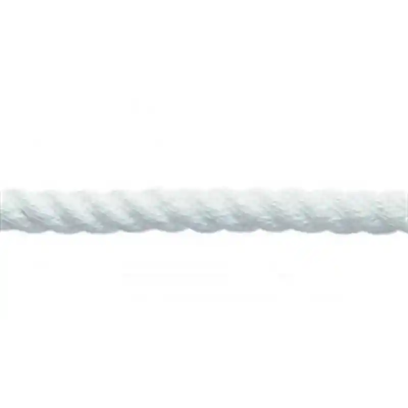 Polyester örgü halat, beyaz, 6mm