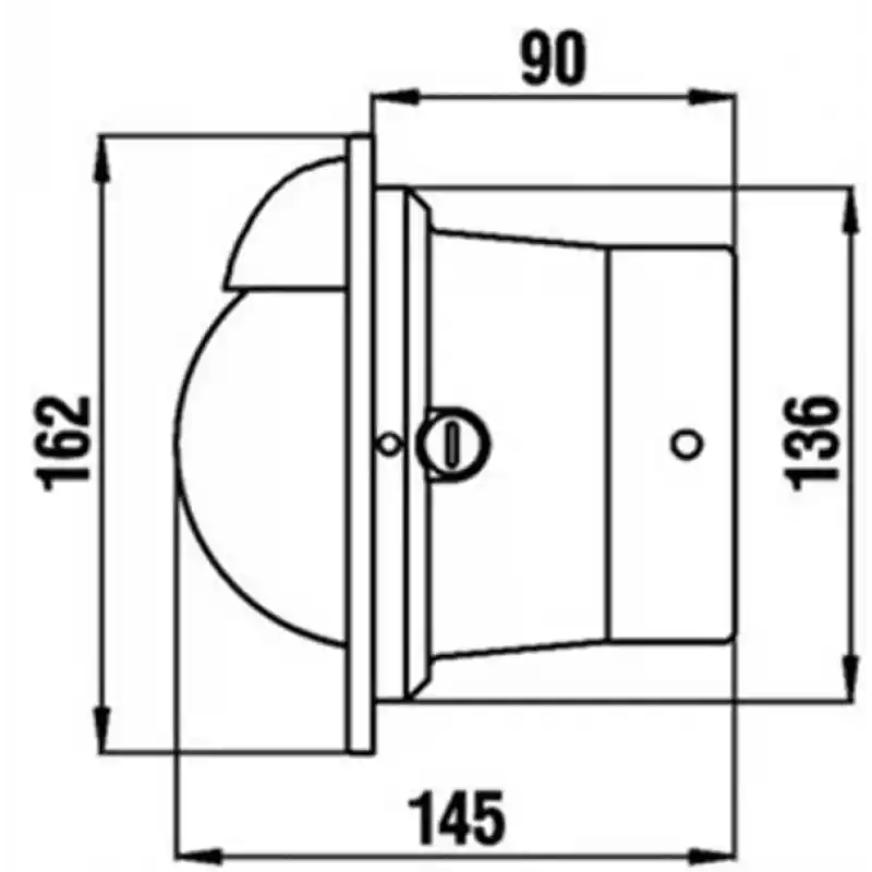 Riviera Bp2 Pegasus Gömme Pusula 100mm Siyah
