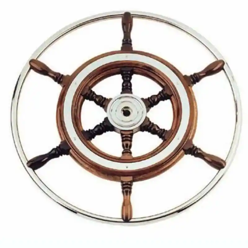 SAVORETTI T3 Krom Çemberli Dümen Simidi - 49cm