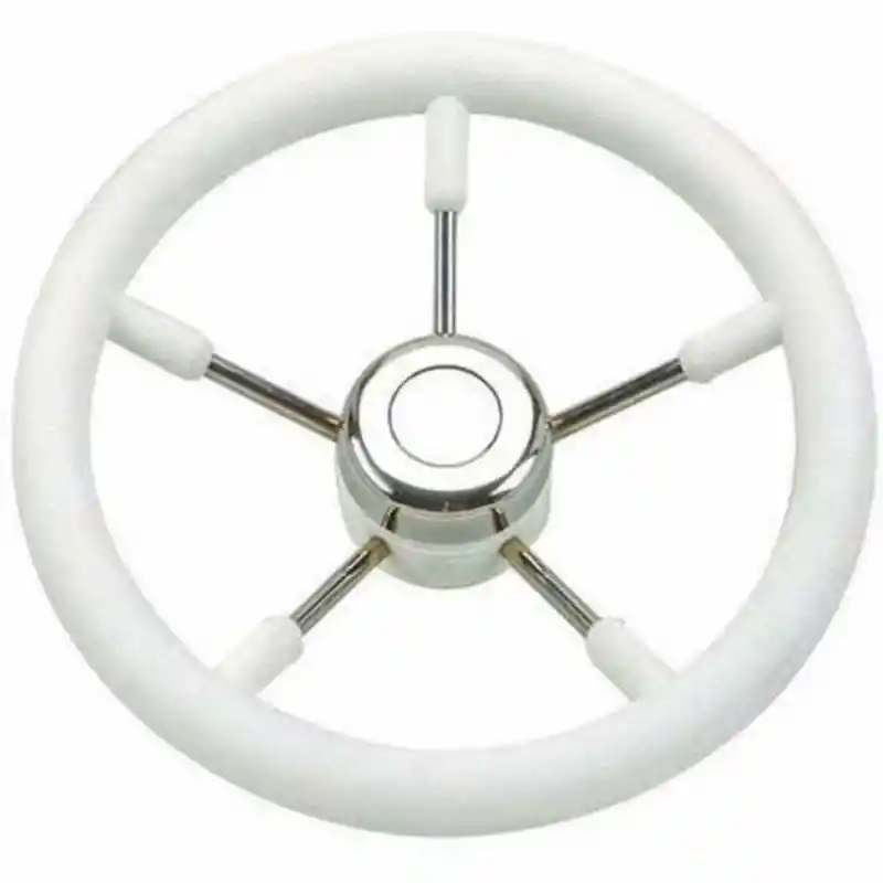 SAVORETTI T9W Plastik Kaplı Beyaz Dümen Simidi - 40cm