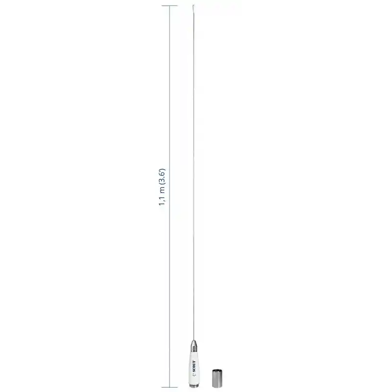 Scout Quick 3 Vhf Anteni Paslanmaz Çelik 1.1 Metre