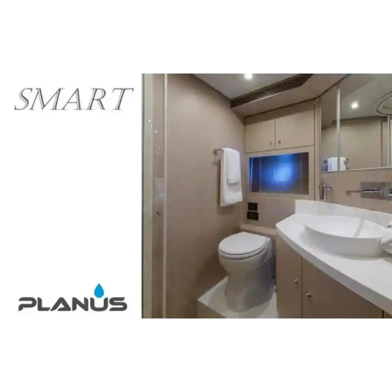 Smart 24V Beyaz Taş Taharet Kitli Tuvalet