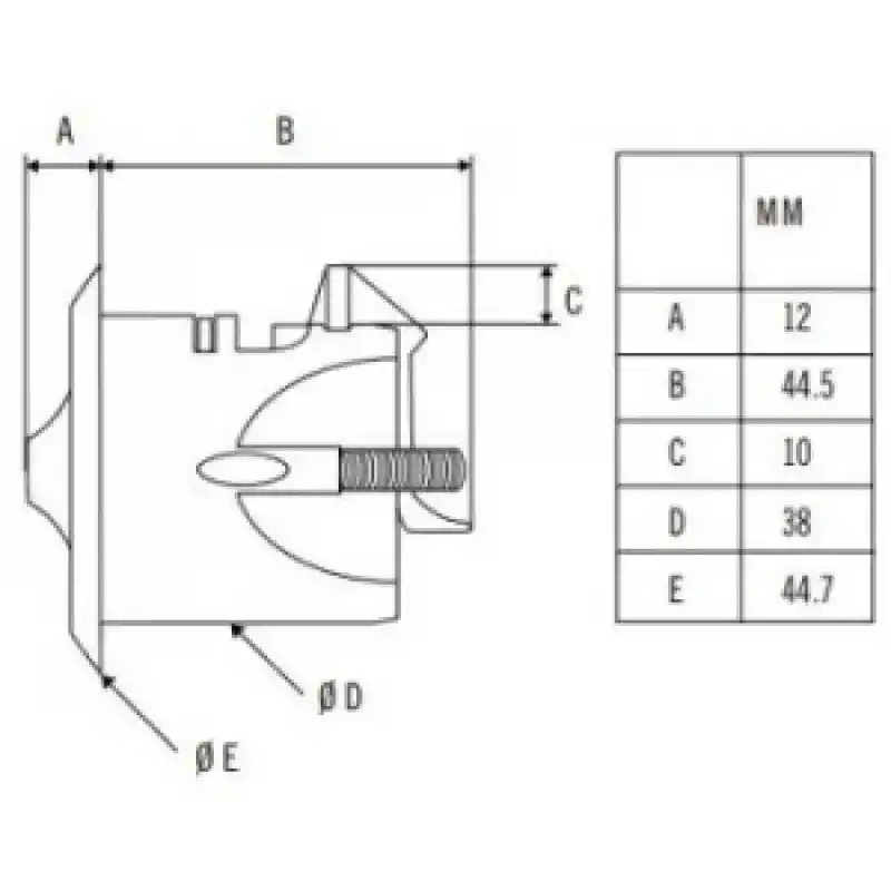Southco Marine Çekmece/dolap Kulbu