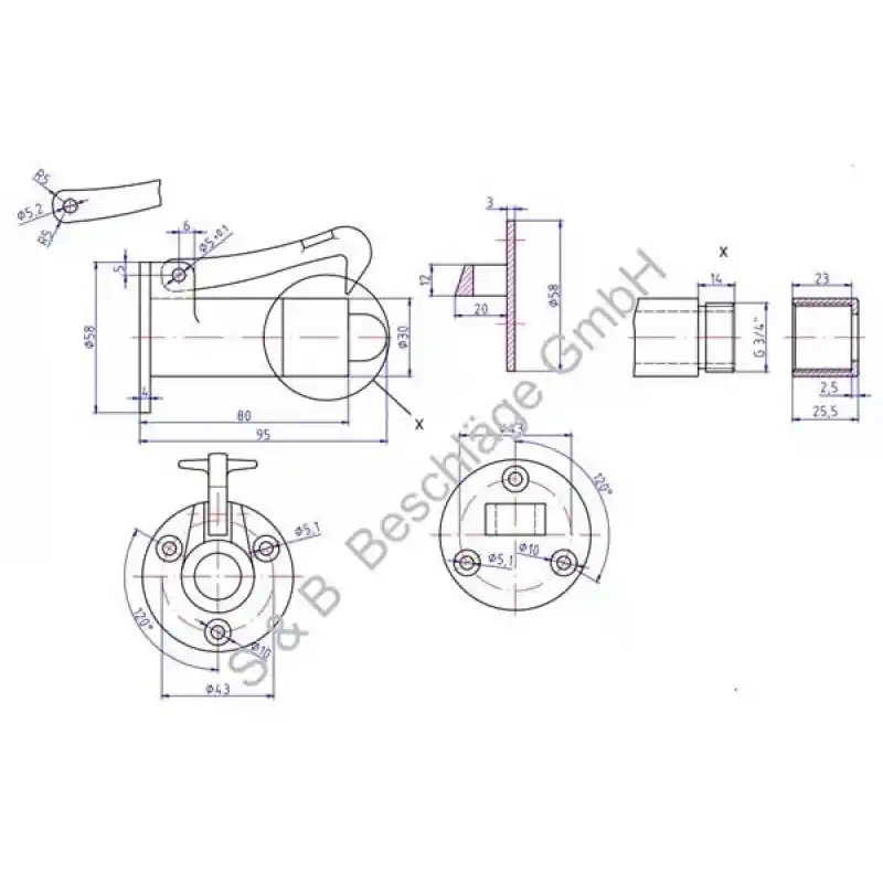 Sub&Beschlage Kapı Stoperi