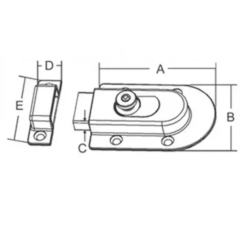 Sürgü Kilit 21MM