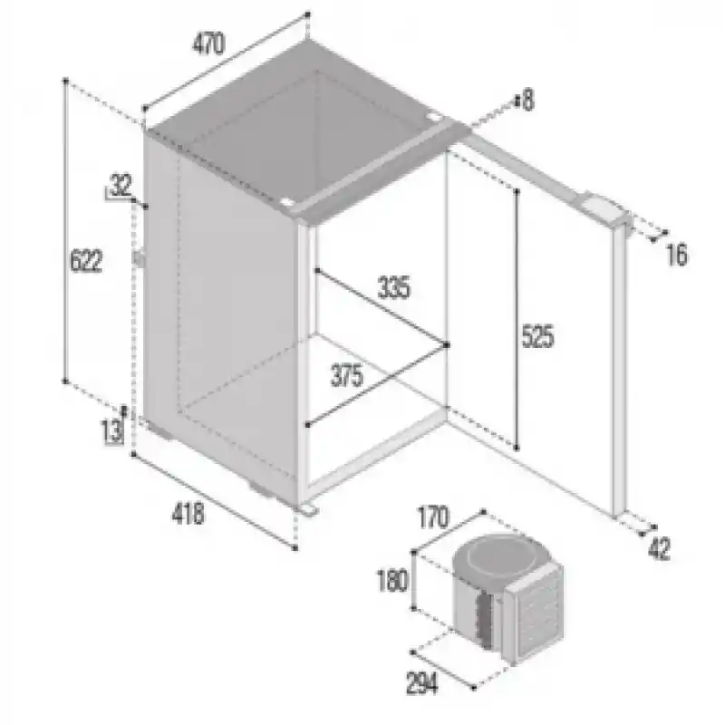Vitrifrigo Buzdolabı C75L
