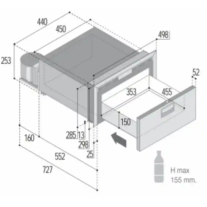 Vitrifrigo Dondurucu. Dw35 Btx.