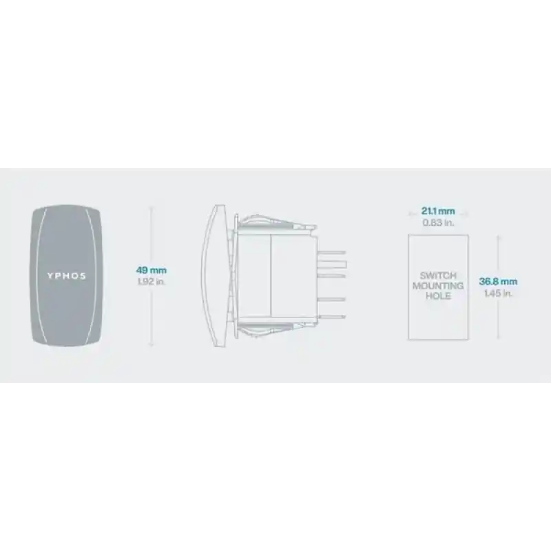 YPHOS YSW-200 Y-LINK ON/OFF/ON SWITCH