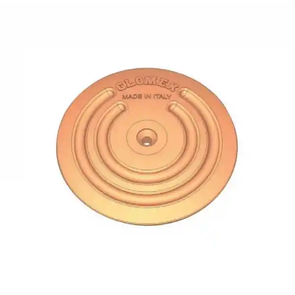 GLOMEX Topraklama Plakası Elektroliz Anotu 128mm Tip: Yuvarlak