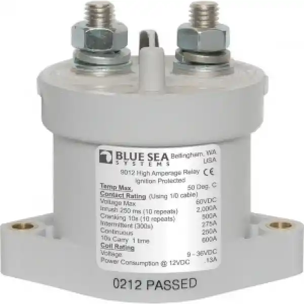 Blue Sea Systems L Serisi Solenoid Switch