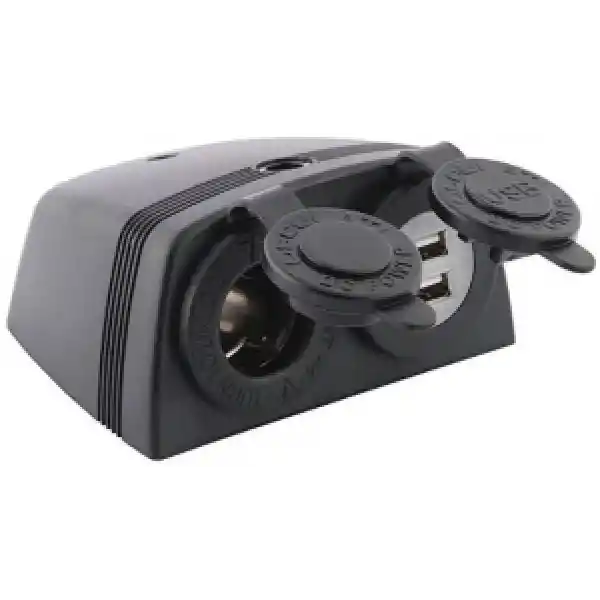 Çiftli Usb Soketi Ve Çakmak Soketi