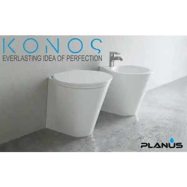 Konos 12V Beyaz Taş Tuvalet