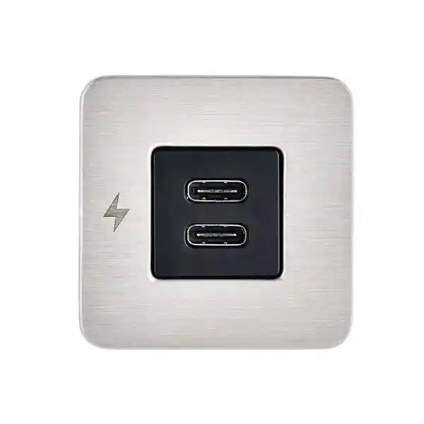 TILE-USB-C/USB-C ŞARJ SOKETİ, SİYAH ÇERÇEVE