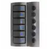 BFY Marin Otomatik Sigortalı Switch Panel, 6 Anahtar, Mavi