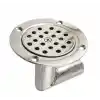 Krom Yer Süzgeçi Dirsekli 25 mm Çıkışlı