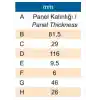 Mobella Kanatlı Tip Kapı Kilidi