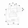 Nuova Rade Oval Hava Firarı, Dirsek 19 mm
