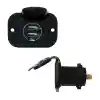 Lalizas USB Şarj Soketi 12/24V DC Çift Port Marine Tip