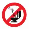 WC Çıkartması 11cm