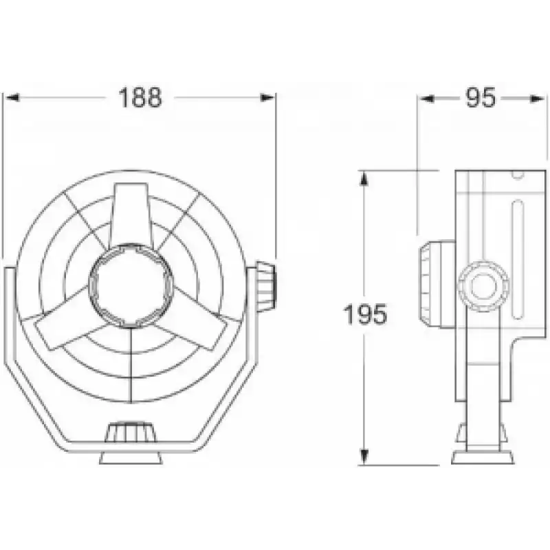 Hella Marine Vantilatör turbo