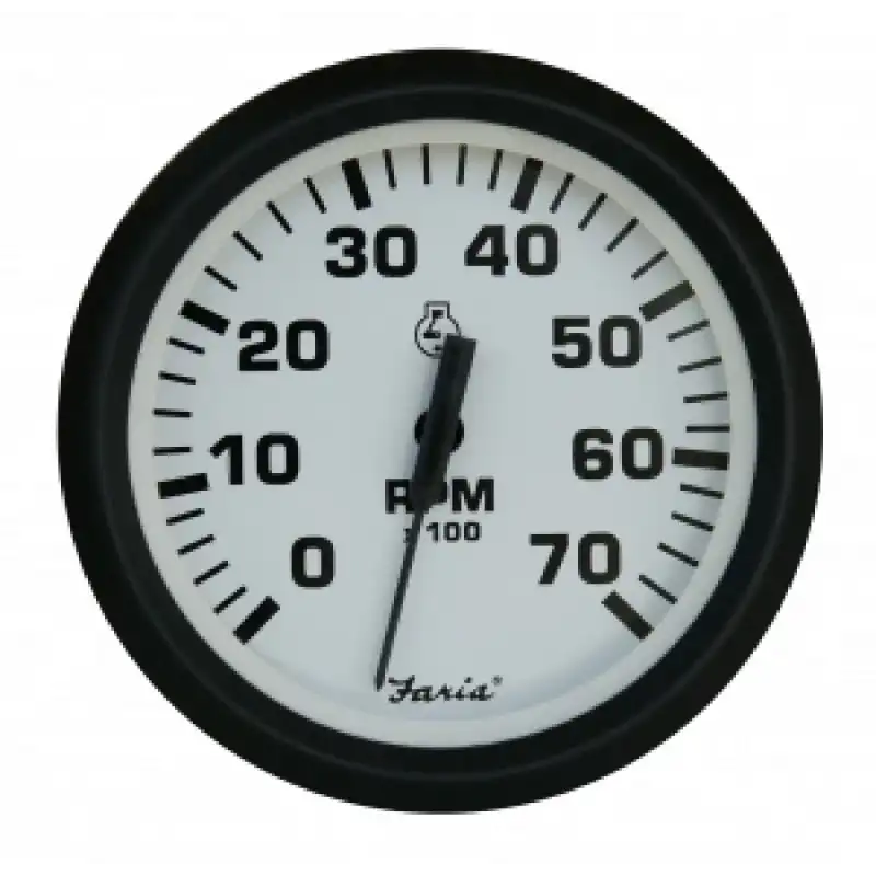 Faria Universal Outboard Devir Göstergesi, 0-7000 Rpm, 12v