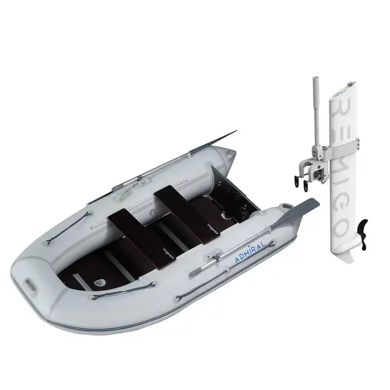 Admiral 270cm Katlanabilir Şişme Bot + Remigo One Neo 1.5kW Elektrikli Deniz Motoru Seti