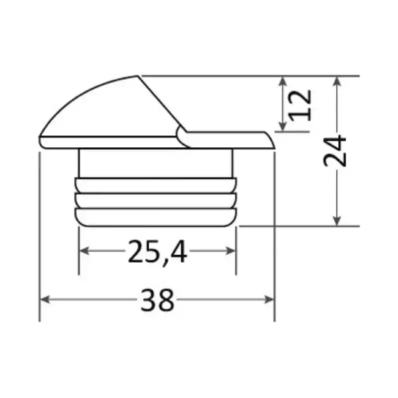 Alcor Merdiven Lambası Gün Işığı Ledli 12/24V