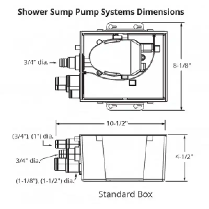 Attwood Duş Boşaltma Sistemi Mk2 800gph