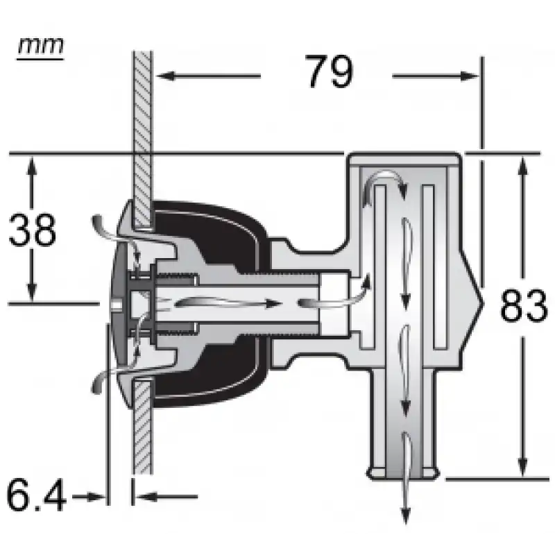 Attwood P-trap Yakıt Tankı Havalandırması