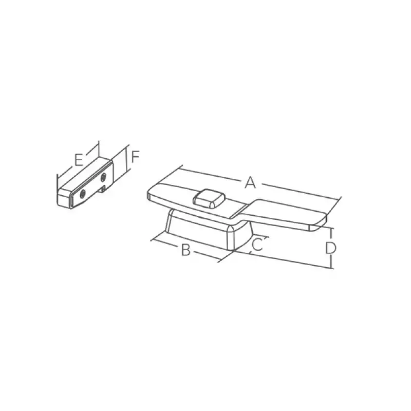 Basmalı Kapı Kilidi 213mm