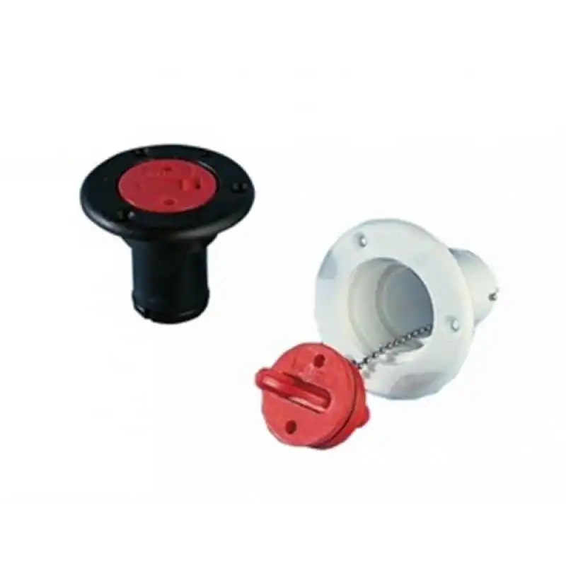 Beyaz Plastik Kapaklı Yakıt dolum ağzı 50mm