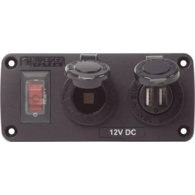 Blue Sea Below Deck Panel Çakmak Soketi Ve Usb