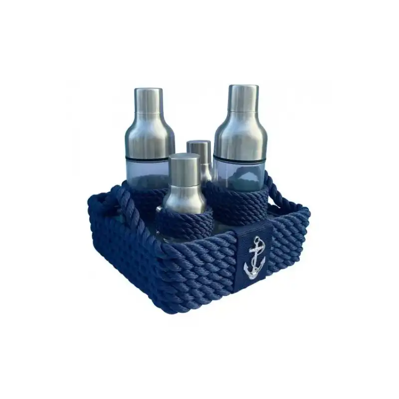 CaptainRA Yağ Sirke Tuz Karabiberlik Lacivert