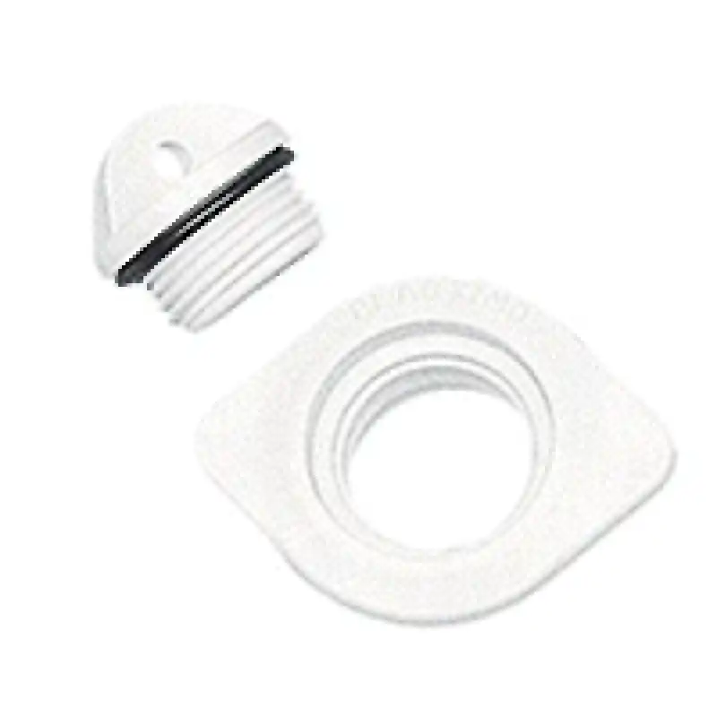 Nuova Rade Oval Güverte Tahliye Tapası 48x36mm Beyaz