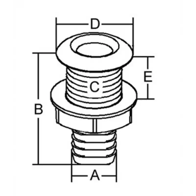 Egzoz çıkışı B116MM C 57MM D 80MM