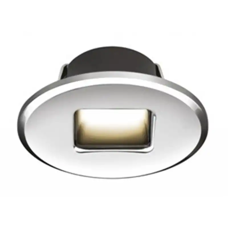 Ember Led Merdiven Lambası Kırmızı Tip:Oval, Parlak Krom 45x58 mm