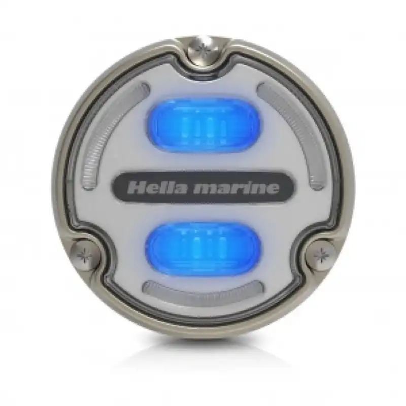 Hella Marine Apelo A2 Bronz Beyaz/mavi Su Altı Aydınlatma Lambası
