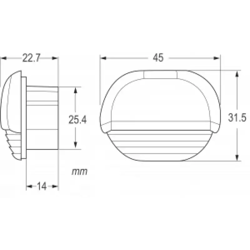 Hella Marine Apelo Rgb Merdiven Lambası
