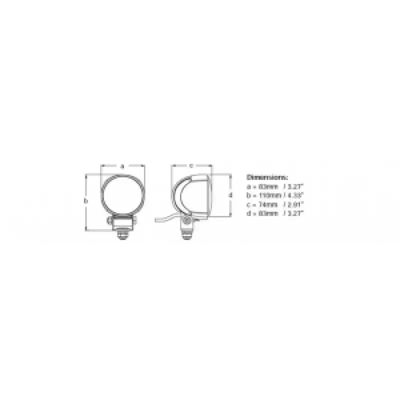 Hella Marine Led Module 70 Mega Beam Güverte Aydınlatma Lambası