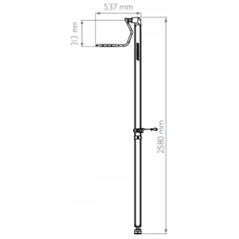 LMP hidrolik damperli braket