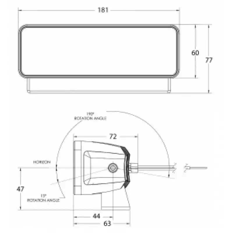 Lumitec Maxillume H60 Güverte Aydınlatma Lambası