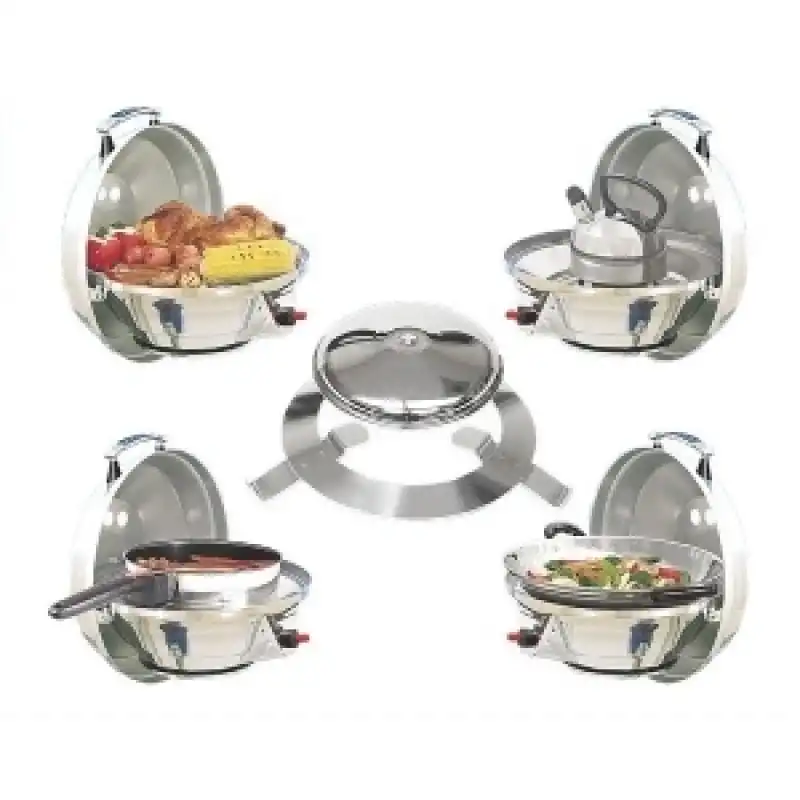 Magma Marine Kettle® 2 Gazlı Ocak/mangal Kombinasyonu
