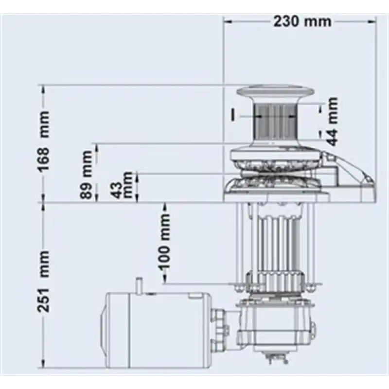 Maxwell RC- 10 24V-1000W 10 mm Tamburlu