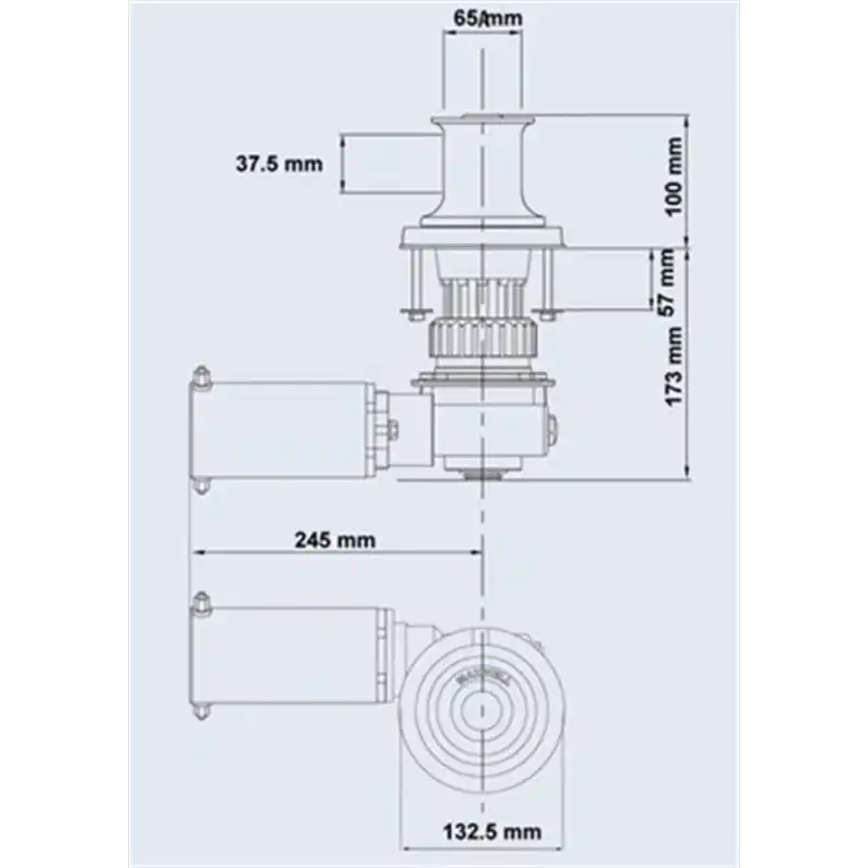 Maxwell VC Serisi 600W 24V  Capstan
