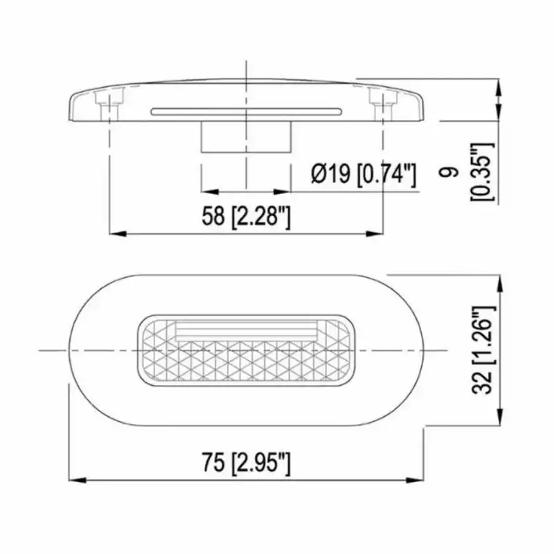Merdiven Lambası Led 12V - Mavi Işık