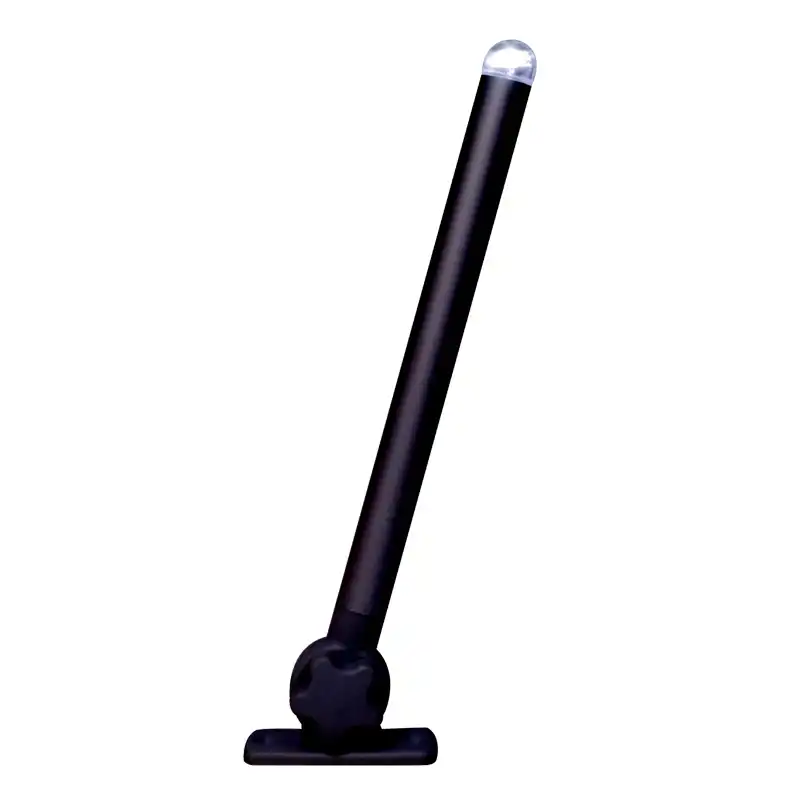 Lalizas Micro LED Işıklı Direk Katlanır 25cm Beyaz Siyah