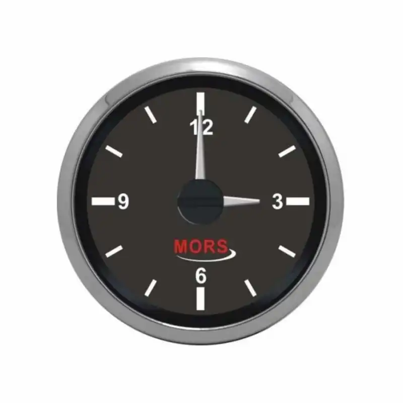MORS Zaman Saati 12-24V - Siyah