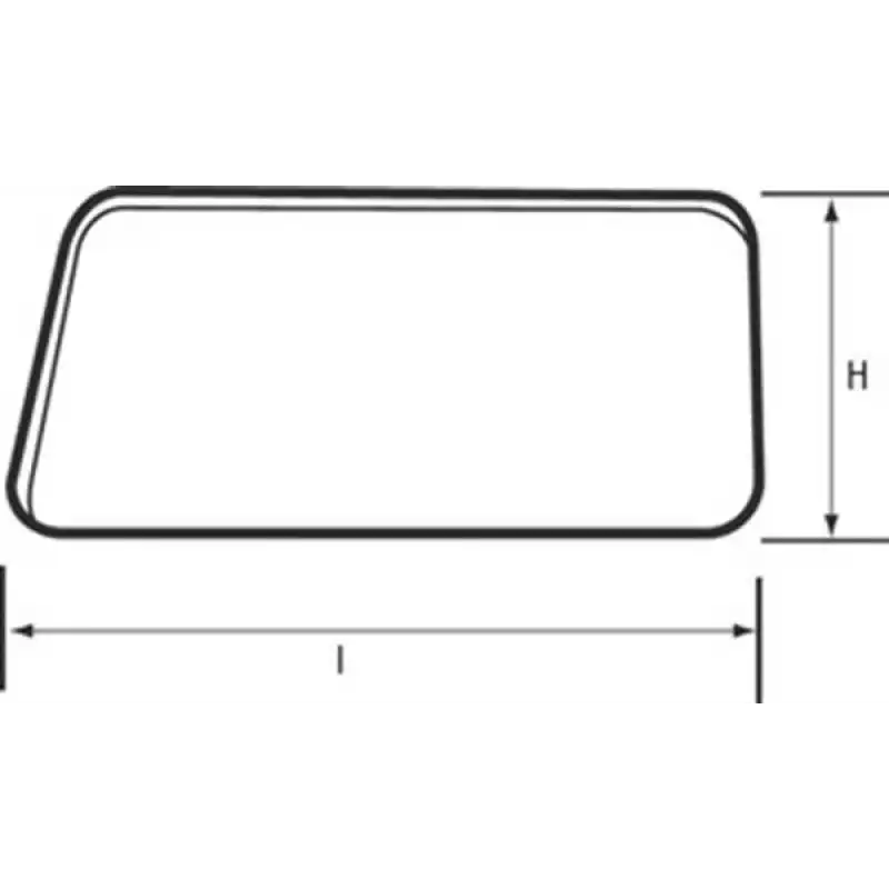 Nuova Rade Krome Plastik Kapak 370x375 mm